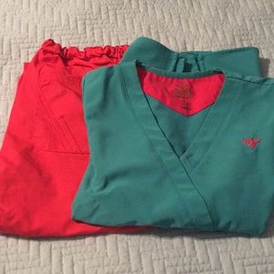 Med Couture Gold scrubs